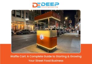 Waffle Cart – Stainless Steel Food Cart Manufactured by Deep Engineering