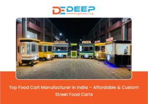 high quality stainless steel food cart manufacturer in India setup