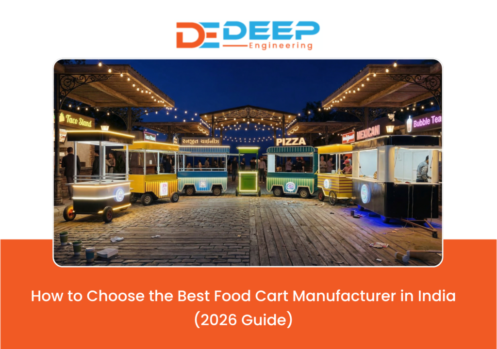 stainless steel food cart manufacturer in india modern design