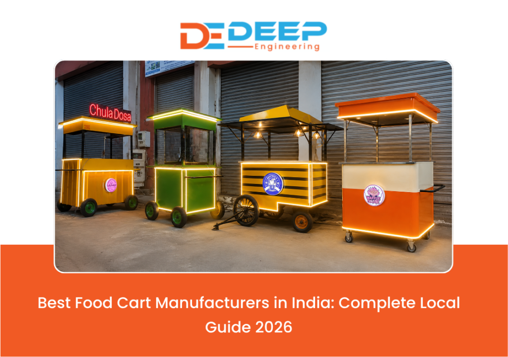 Best food cart manufacturers in India for customized vending carts