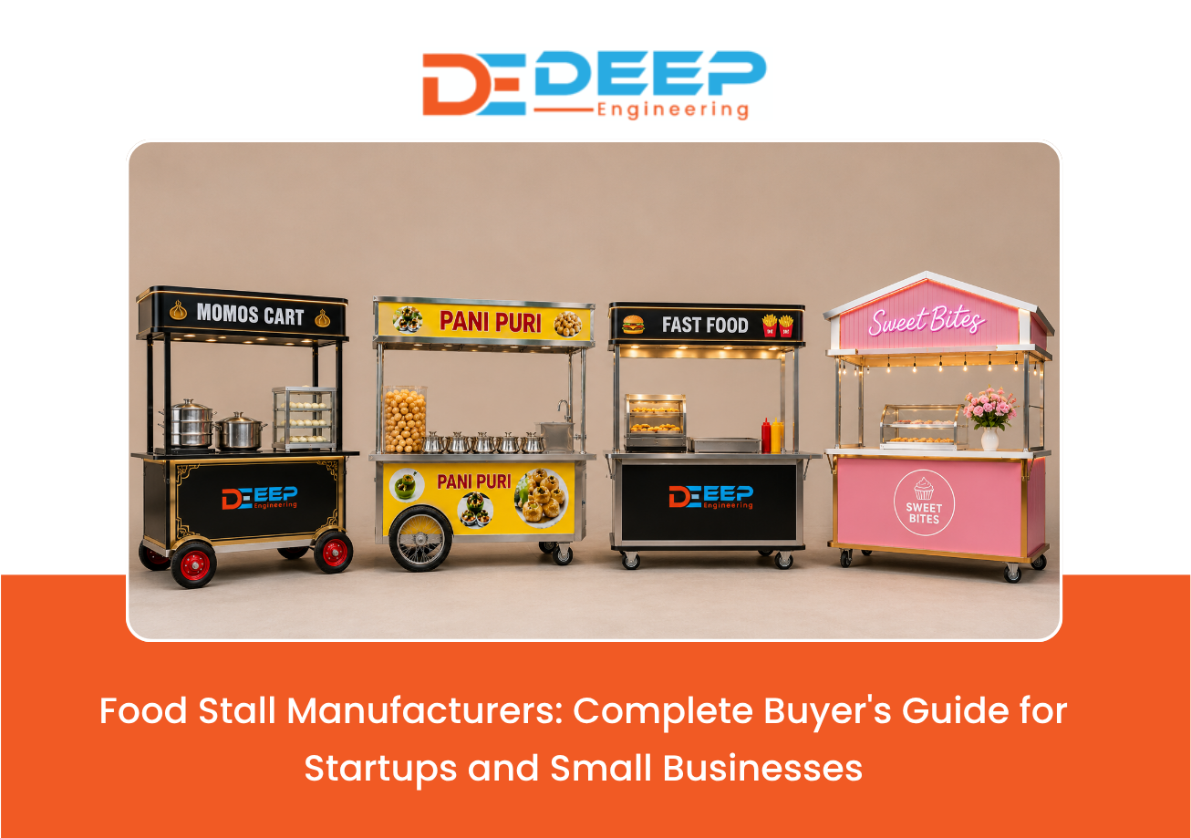 Food Stall Manufacturers offering customized stainless steel food stall solutions