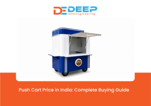 Push Cart Price in India Commercial Stainless Steel Push Cart by Deep Engineering